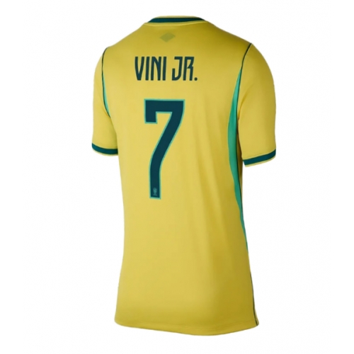 Billige Fotballdrakt Brasil Vinicius Junior #7 Replika Hjemmedrakt Dame VM 2026 Kortermet Billige Fotballdrakt Brasil Vinicius Junior #7 Replika Hjemmedrakt Dame VM 2026 Kortermet